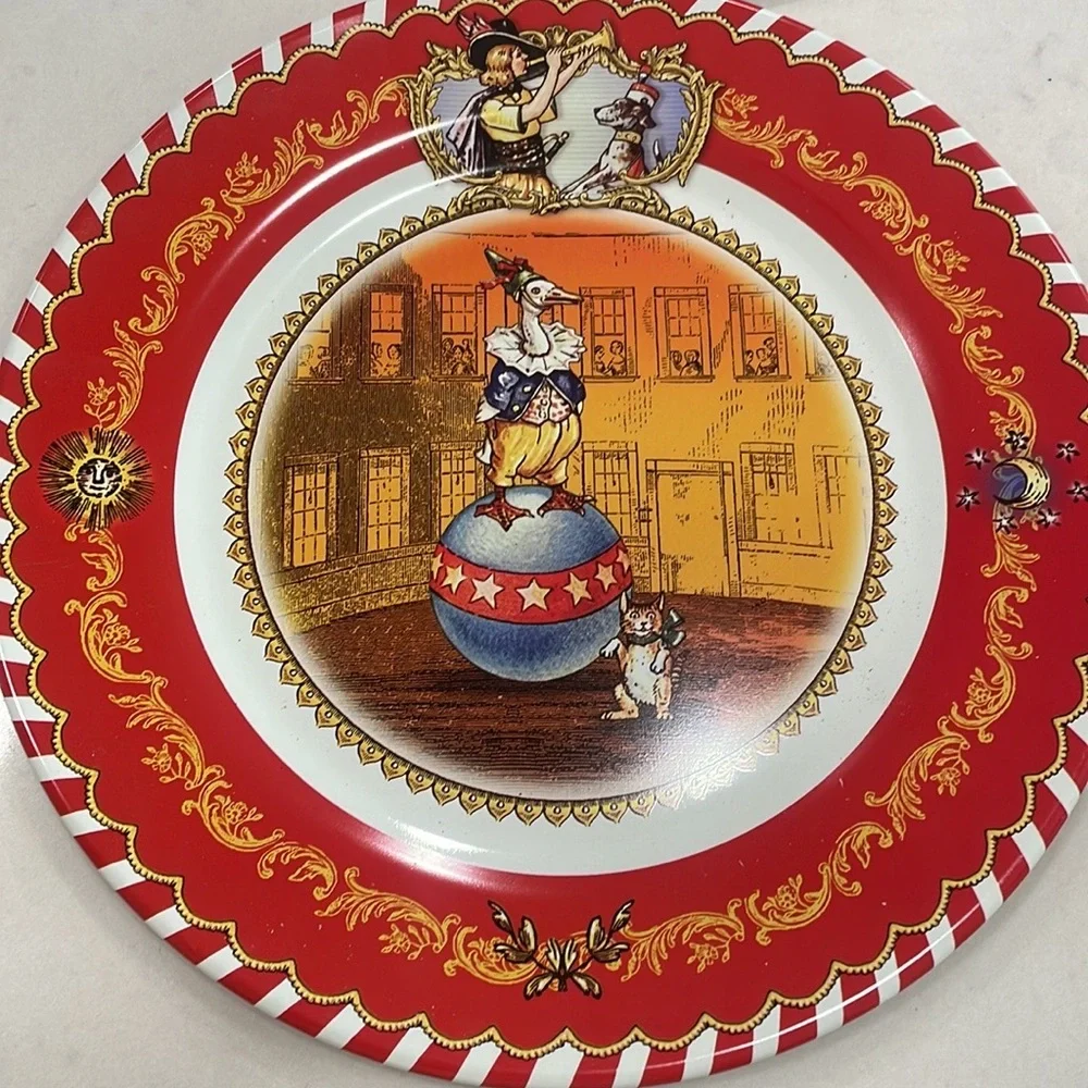 COPY - Vintage Circus tin plates by Restoration Hardware